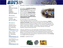 Tablet Screenshot of dtsfluidpower.com